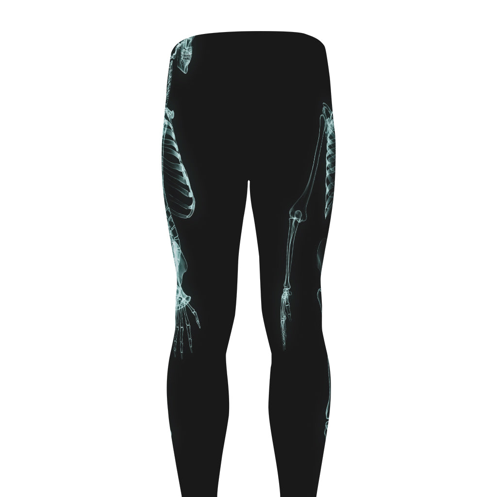 Human Skeleton X-Ray Print Men's leggings