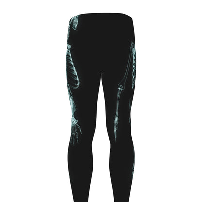 Human Skeleton X-Ray Print Men's leggings