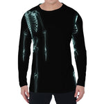 Human Skeleton X-Ray Print Men's Long Sleeve T-Shirt
