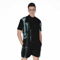 Human Skeleton X-Ray Print Men's Romper