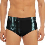 Human Skeleton X-Ray Print Men's Triangle Swim Briefs