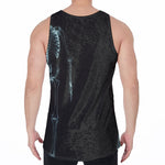 Human Skeleton X-Ray Print Men's Velvet Tank Top