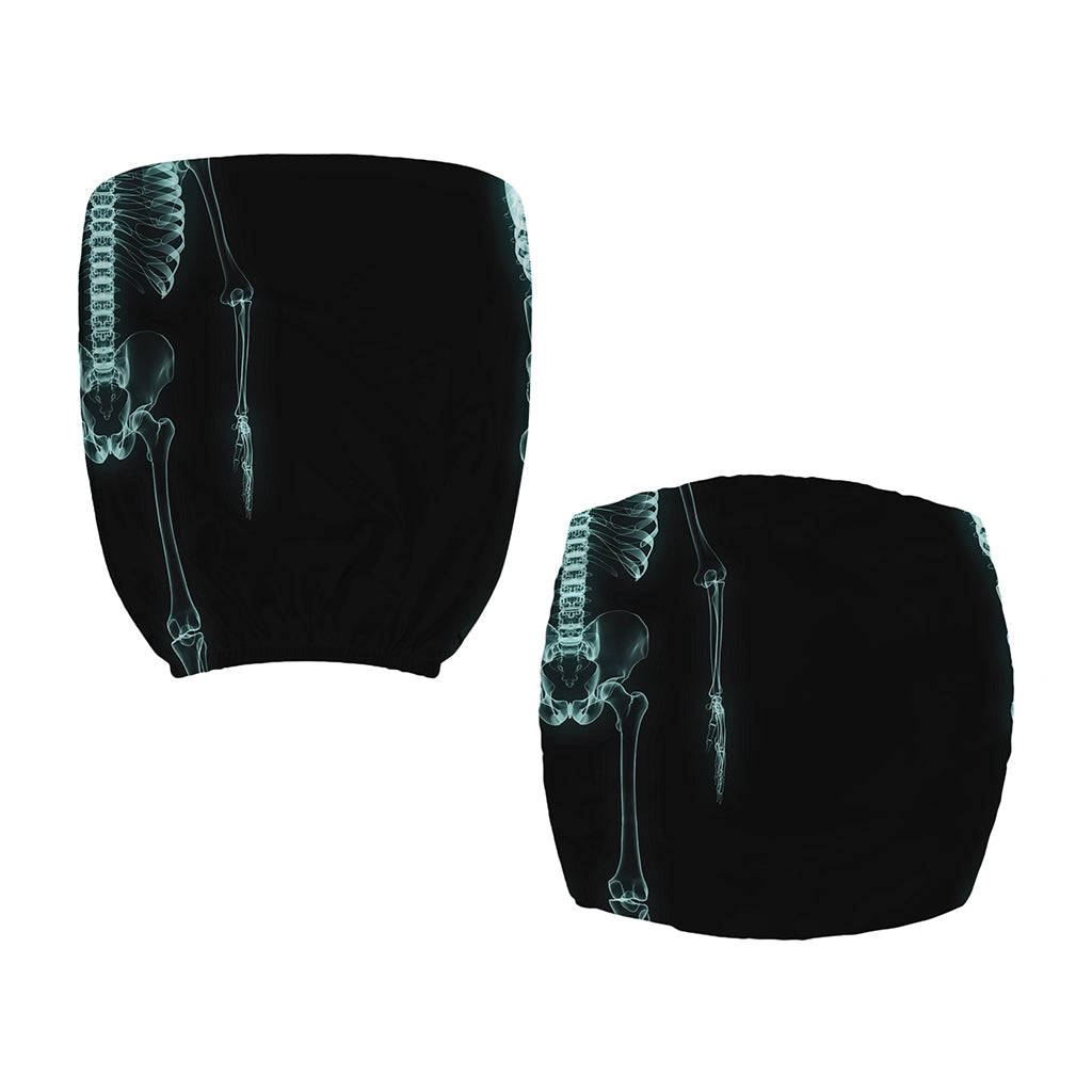 Human Skeleton X-Ray Print Office Chair Cover