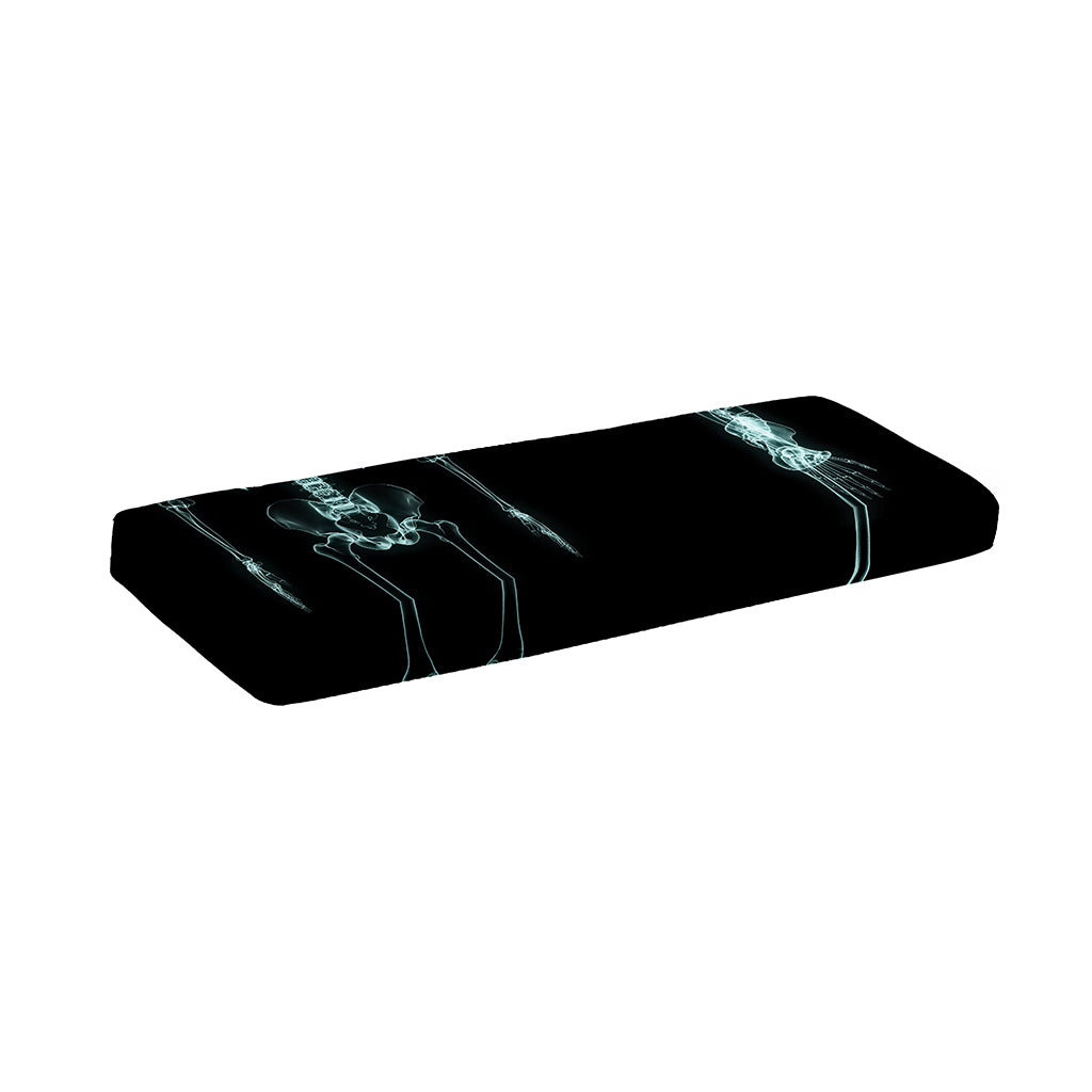 Human Skeleton X-Ray Print Piano Keyboard Cover