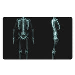 Human Skeleton X-Ray Print Polyester Doormat