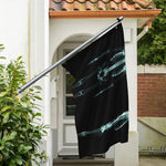 Human Skeleton X-Ray Print Polyester Flag