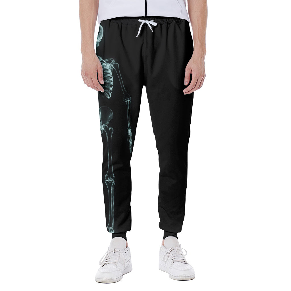Human Skeleton X-Ray Print Scuba Joggers