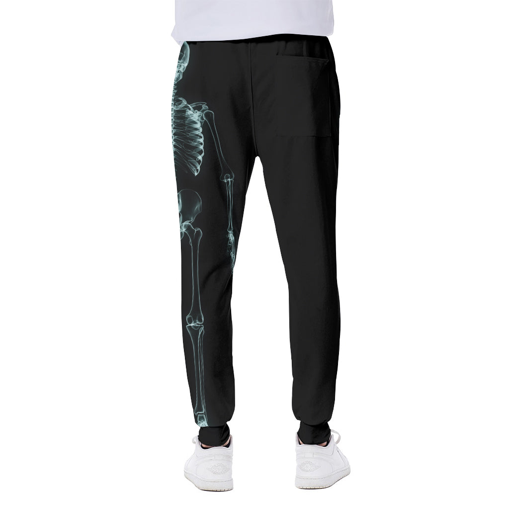Human Skeleton X-Ray Print Scuba Joggers