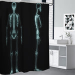 Human Skeleton X-Ray Print Shower Curtain