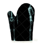 Human Skeleton X-Ray Print Single Oven Mitt