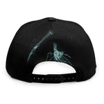Human Skeleton X-Ray Print Snapback Cap