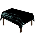 Human Skeleton X-Ray Print Tablecloth