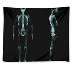 Human Skeleton X-Ray Print Tapestry