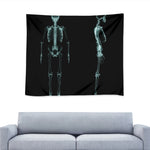 Human Skeleton X-Ray Print Tapestry