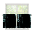 Human Skeleton X-Ray Print Tier Curtains