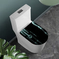 Human Skeleton X-Ray Print Toilet Lid Cover