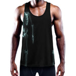 Human Skeleton X-Ray Print Training Tank Top