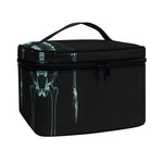 Human Skeleton X-Ray Print Travel Makeup Bag