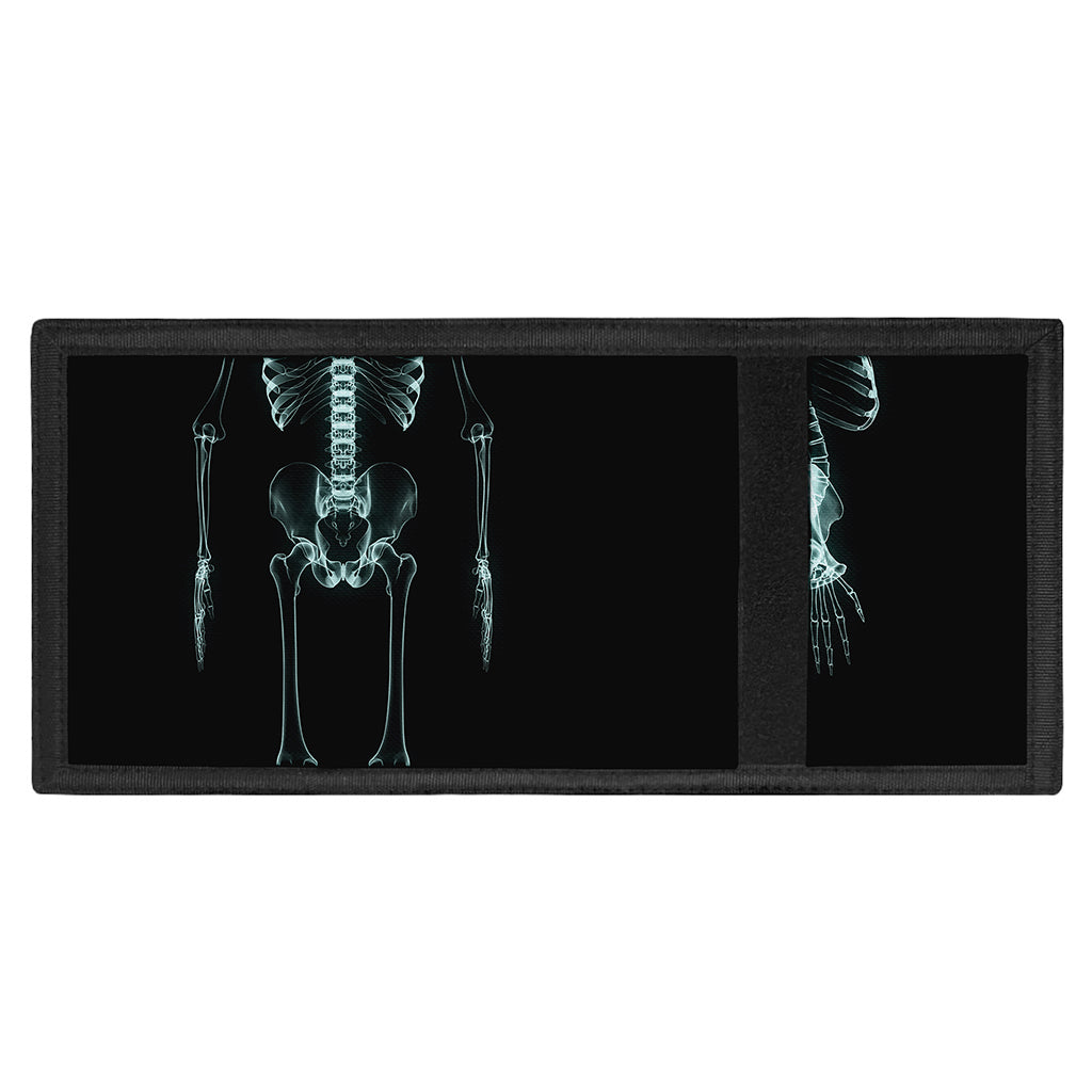 Human Skeleton X-Ray Print Trifold Wallet