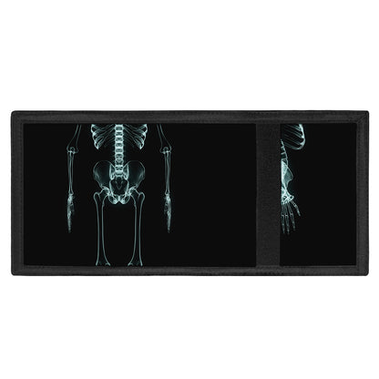Human Skeleton X-Ray Print Trifold Wallet