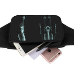 Human Skeleton X-Ray Print Waist Bag