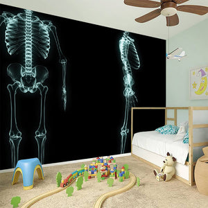 Human Skeleton X-Ray Print Wall Sticker