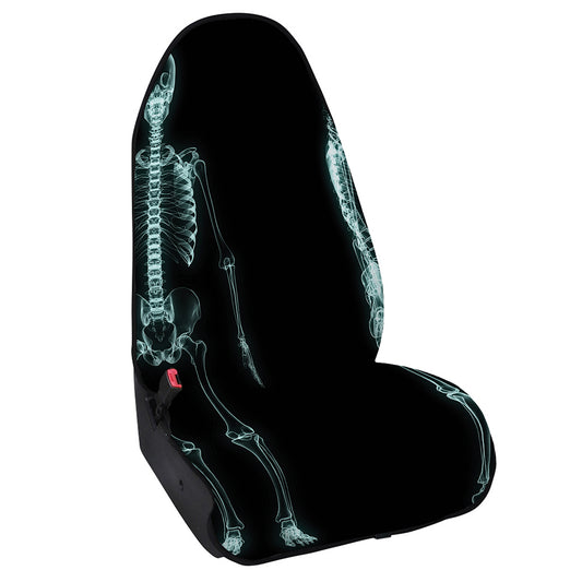 Human Skeleton X-Ray Print Waterproof Car Seat Cover