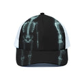Human Skeleton X-Ray Print White Mesh Trucker Hat