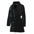 Human Skeleton X-Ray Print Women's Bathrobe