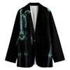 Human Skeleton X-Ray Print Women's Blazer