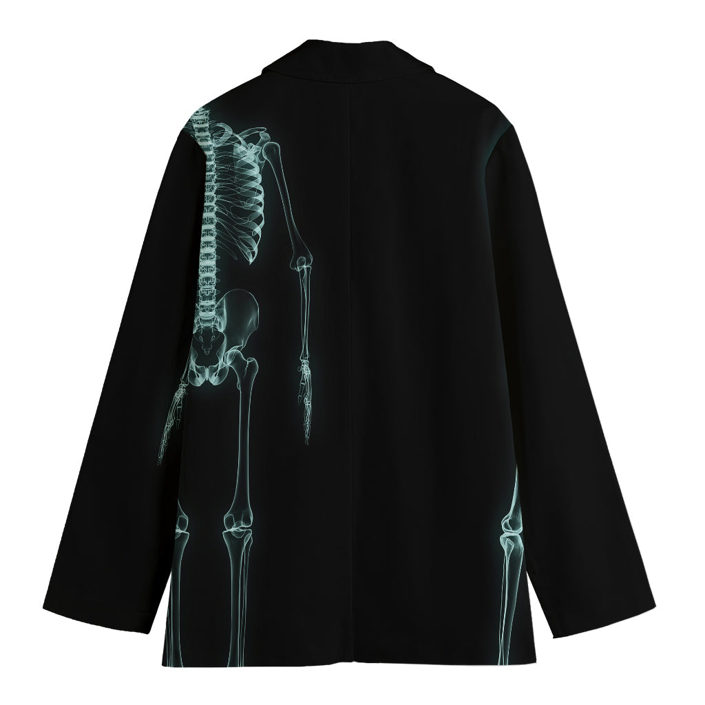 Human Skeleton X-Ray Print Women's Blazer