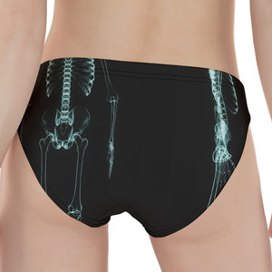 Human Skeleton X-Ray Print Women's Panties