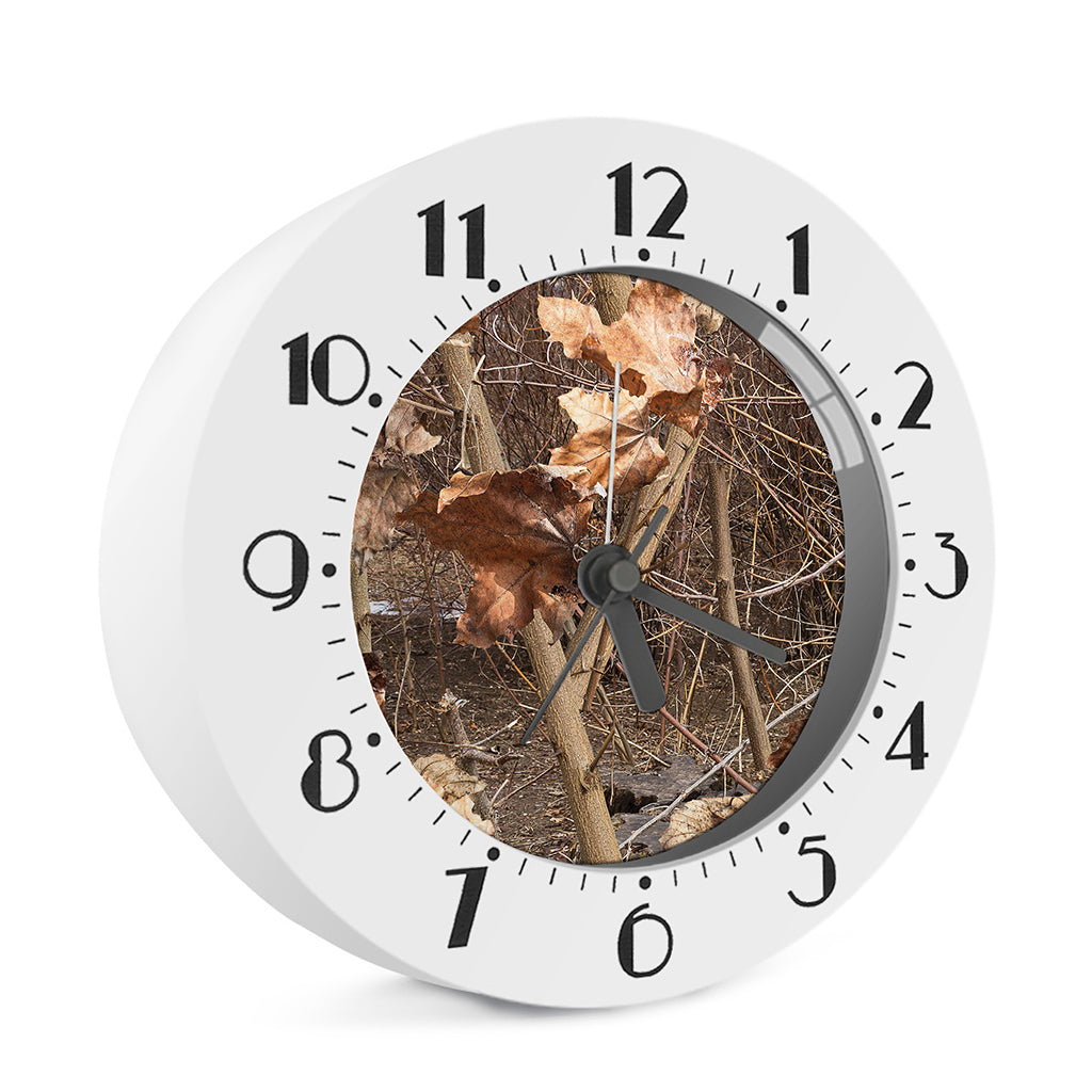 Hunting Camo Pattern Print Alarm Clock