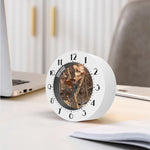Hunting Camo Pattern Print Alarm Clock