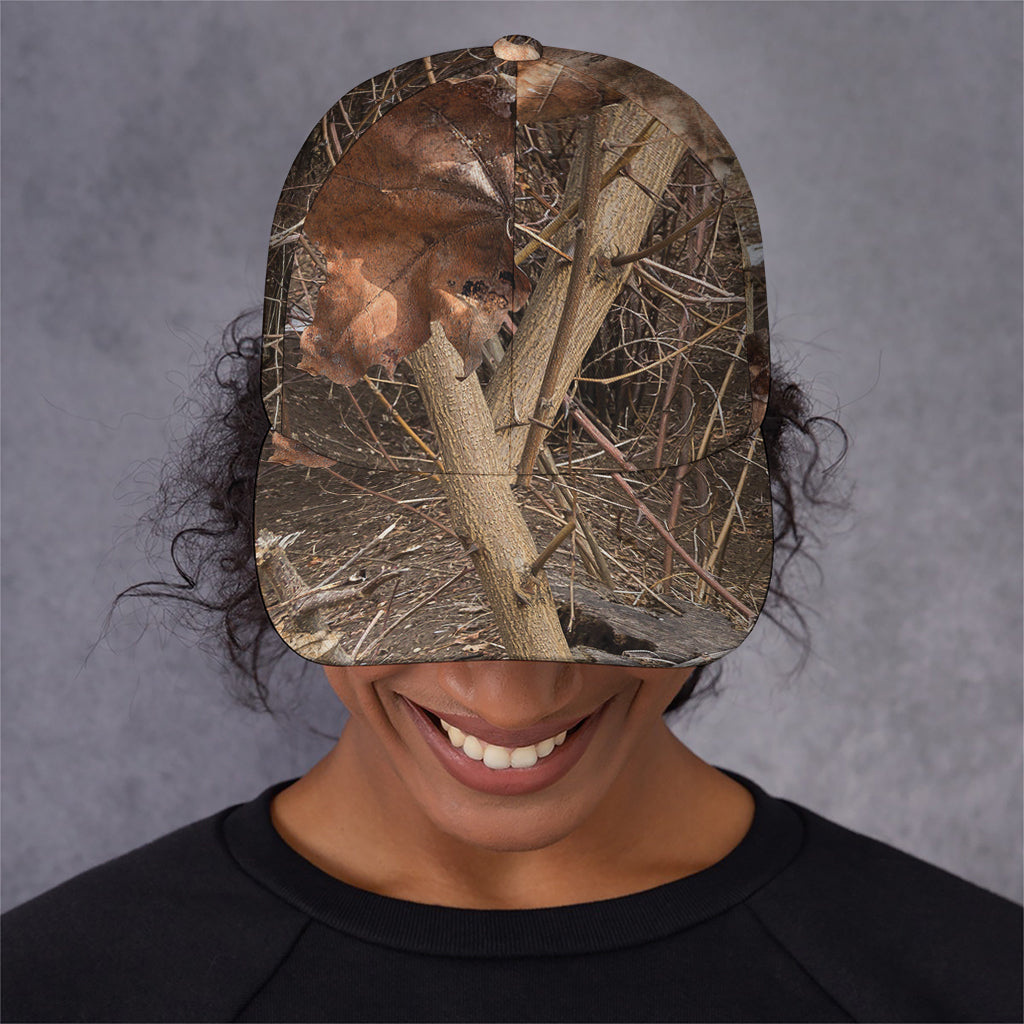 Hunting Camo Pattern Print Baseball Cap