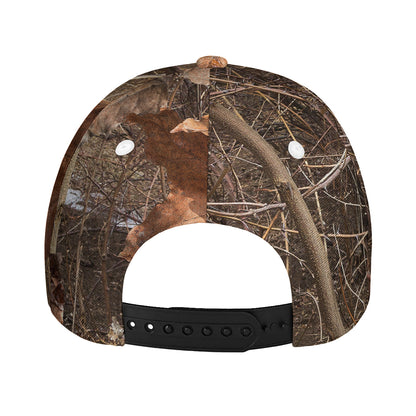 Hunting Camo Pattern Print Baseball Cap