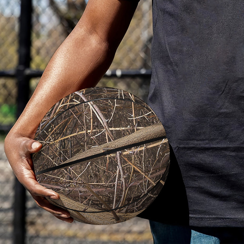 Hunting Camo Pattern Print Basketball
