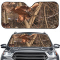 Hunting Camo Pattern Print Car Windshield Sun Shade