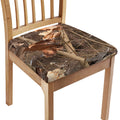 Hunting Camo Pattern Print Chair Cushion Cover