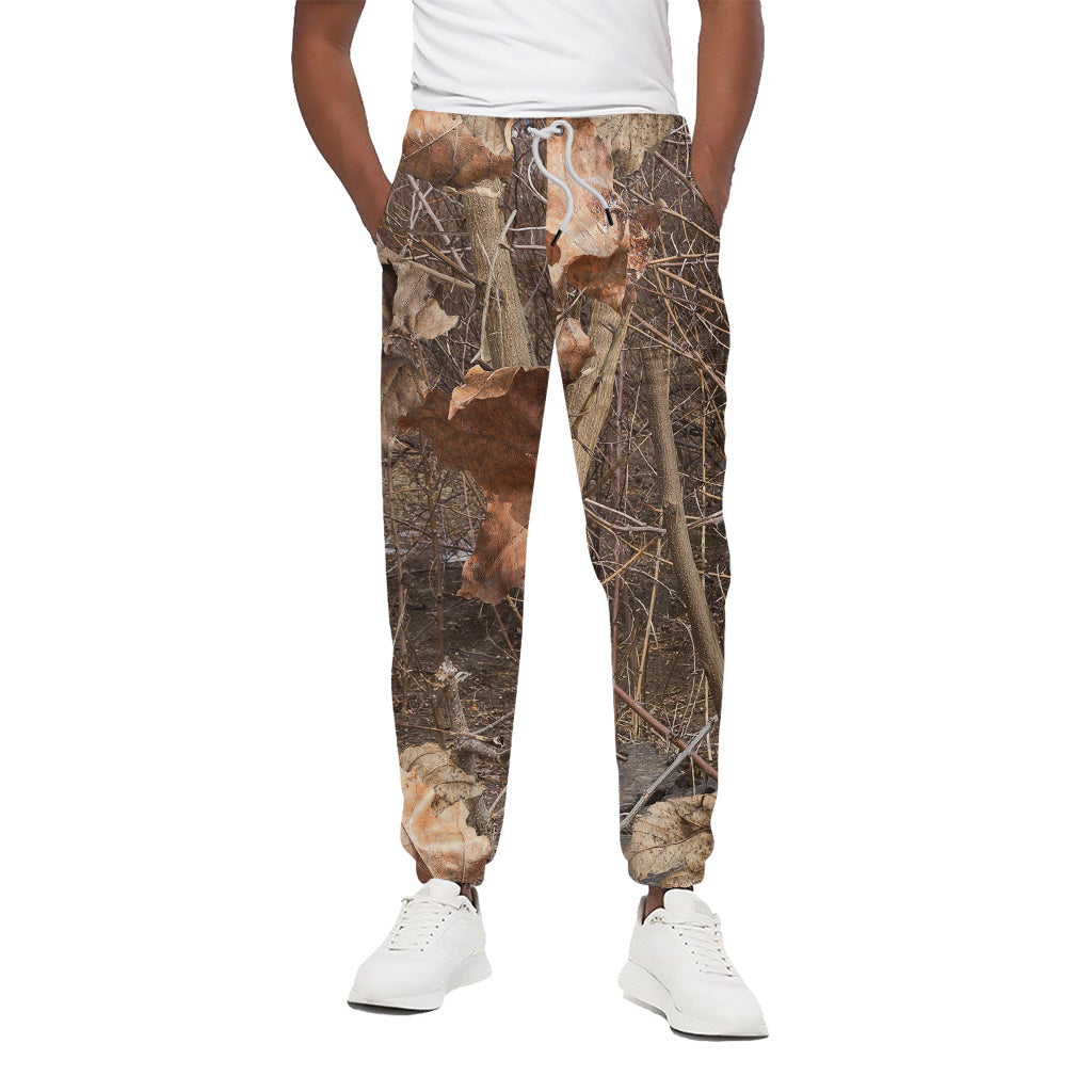 Hunting Camo Pattern Print Cotton Pants