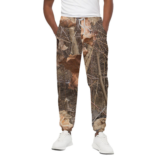 Hunting Camo Pattern Print Cotton Pants