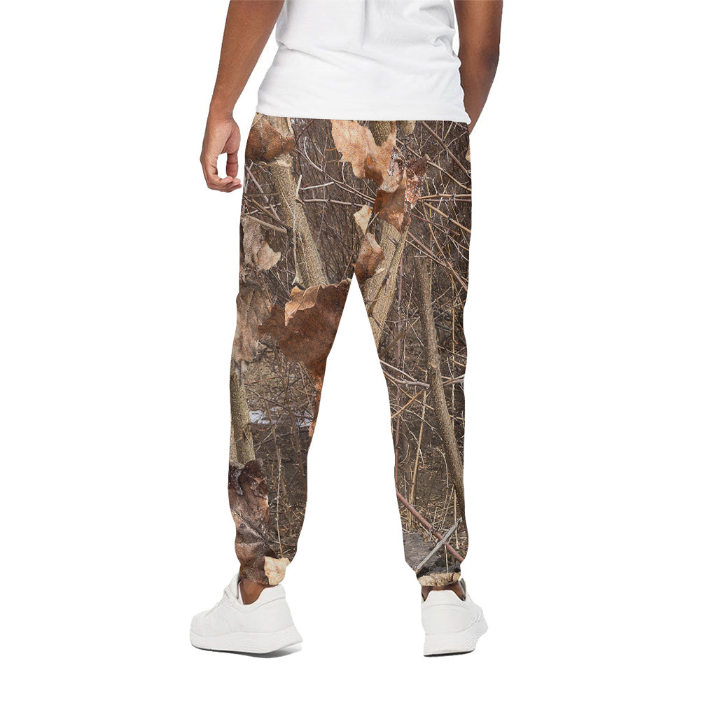 Hunting Camo Pattern Print Cotton Pants