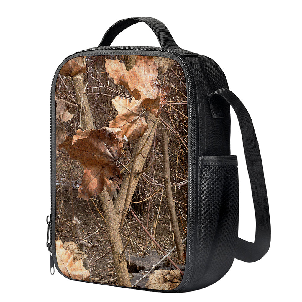 Hunting Camo Pattern Print Crossbody Lunch Bag