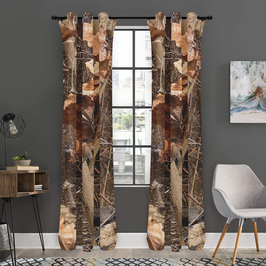 Hunting Camo Pattern Print Curtain