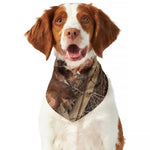 Hunting Camo Pattern Print Dog Bandana