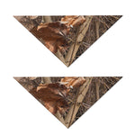Hunting Camo Pattern Print Dog Bandana
