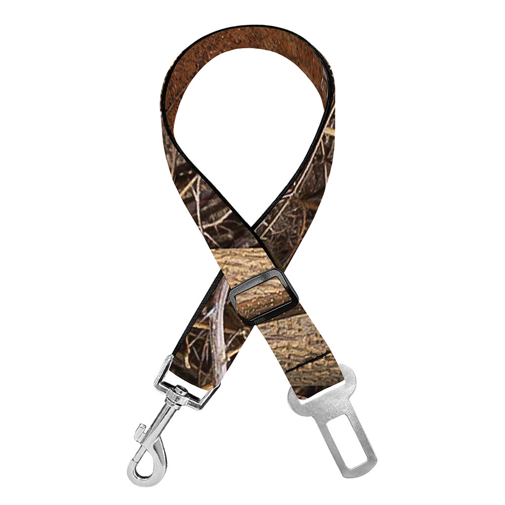 Hunting Camo Pattern Print Dog Seat Belt