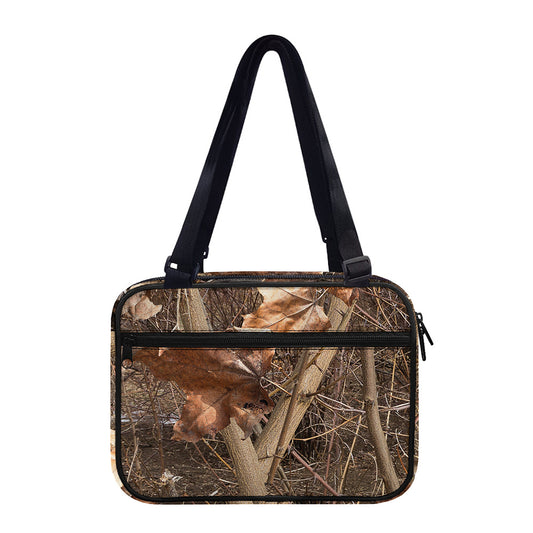 Hunting Camo Pattern Print Double Strap Bible Bag