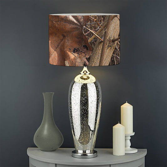 Hunting Camo Pattern Print Drum Lamp Shade