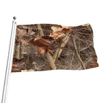 Hunting Camo Pattern Print Flag